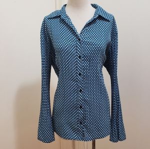 Button down blouse 1x